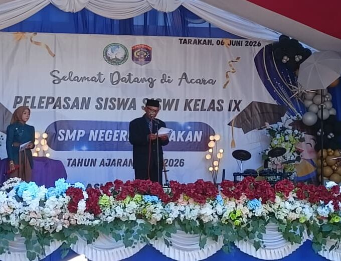 Pelepasan Murid Kelas IX Angkatan Ke-46 SMP Negeri 2 Tarakan Tahun Ajaran 2025/2026