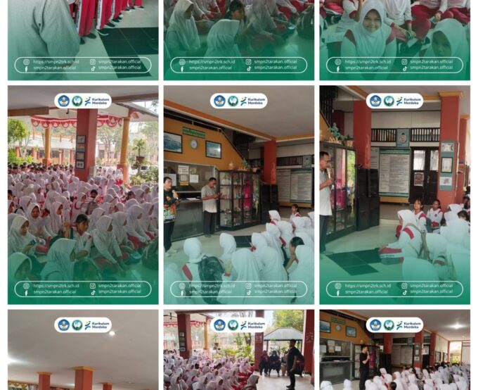 SMP Negeri 2 Tarakan Lantik Kader Tim Keamanan Pangan Sekolah