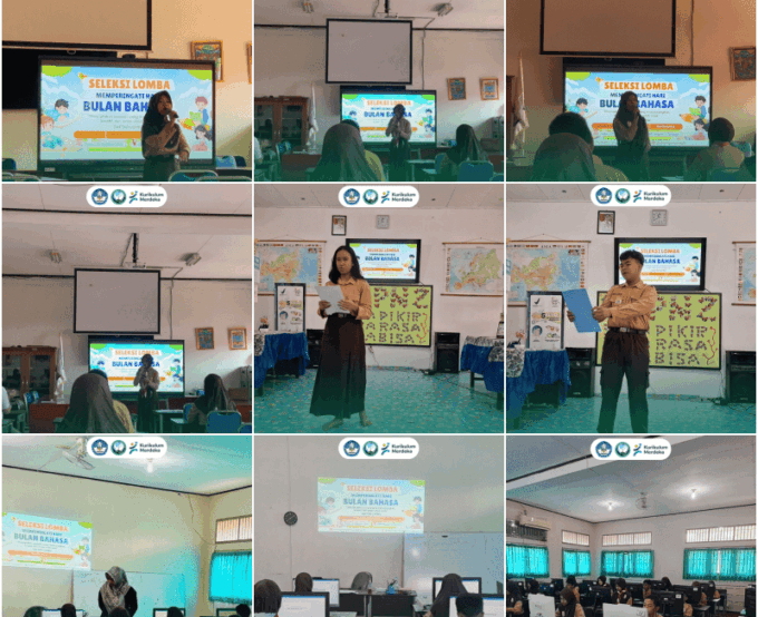 Bulan Bahasa SMP Negeri 2 Tarakan Jadi Ajang Seleksi Bakat dan Potensi Siswa